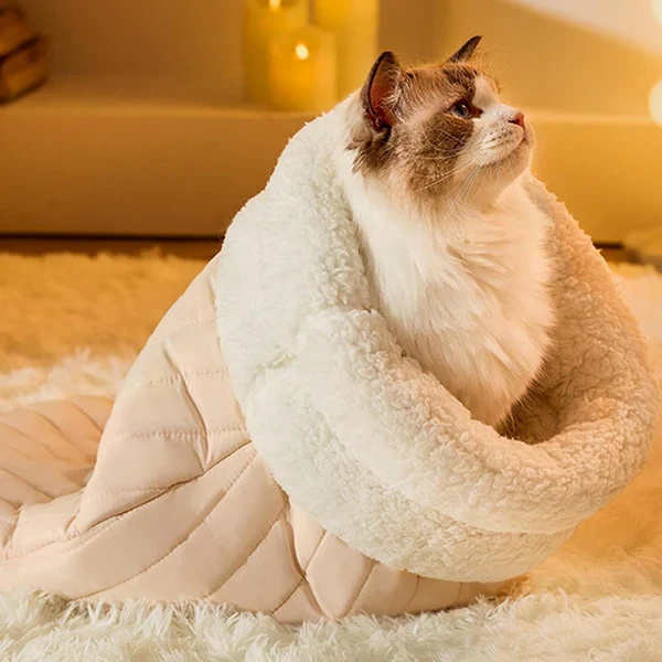 3-Schicht Haustier-Schlafsack für Katzen & kleine Hunde