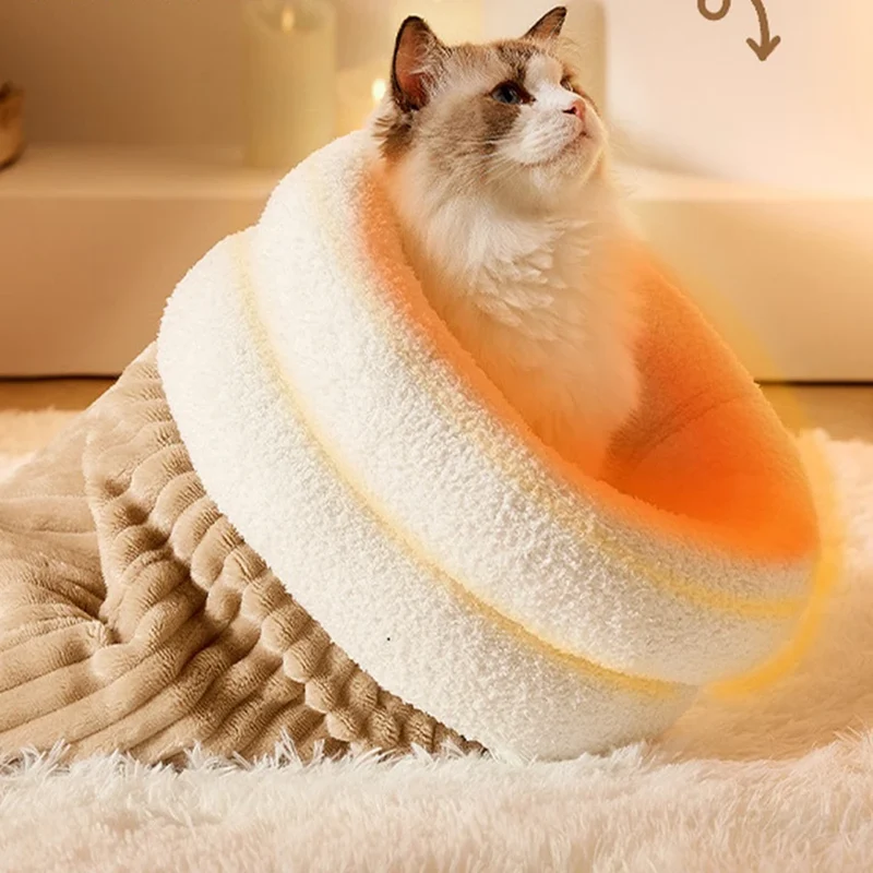 3-Schicht Haustier-Schlafsack für Katzen & kleine Hunde