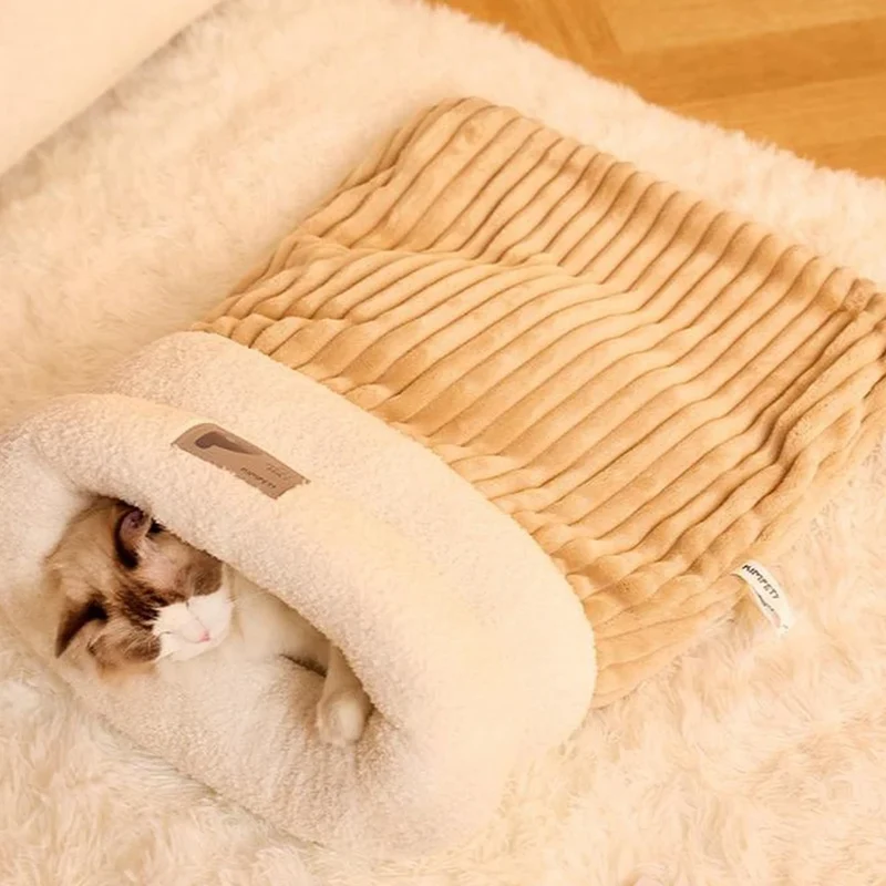 3-Schicht Haustier-Schlafsack für Katzen & kleine Hunde
