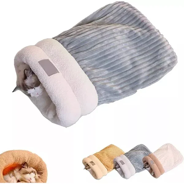 3-Schicht Haustier-Schlafsack für Katzen & kleine Hunde