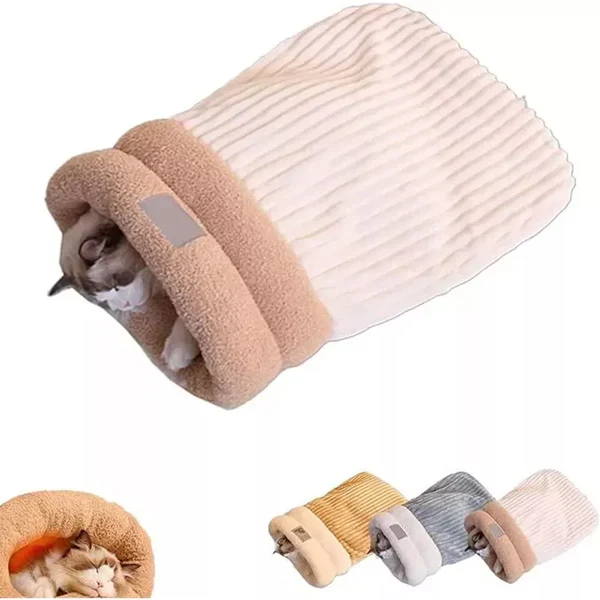 3-Schicht Haustier-Schlafsack für Katzen & kleine Hunde