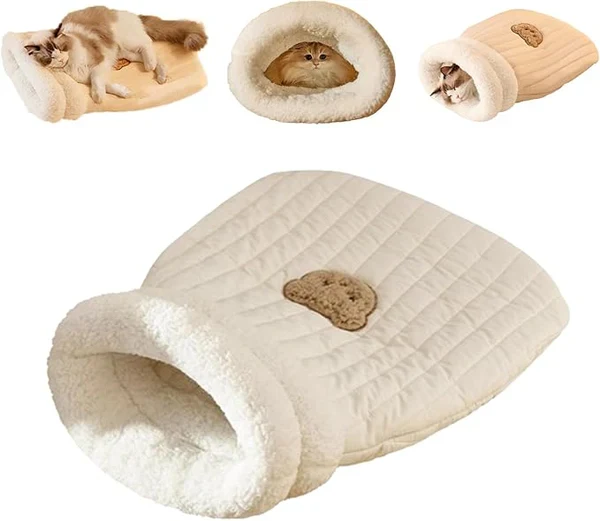 3-Schicht Haustier-Schlafsack für Katzen & kleine Hunde