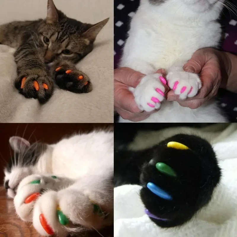Katzenkrallenschutzhüllen weich & einfach anzubringen