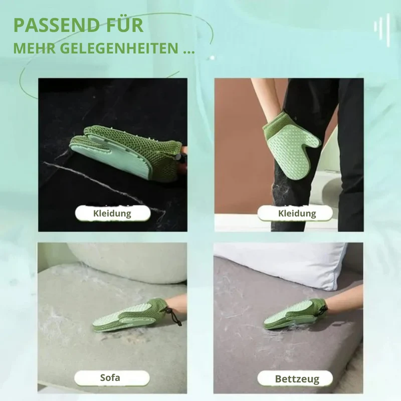 2-in-1 Tierpflege-Handschuh zur Haarentfernung