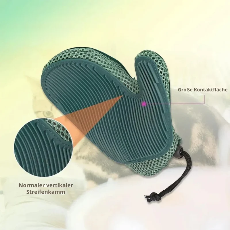 2-in-1 Tierpflege-Handschuh zur Haarentfernung