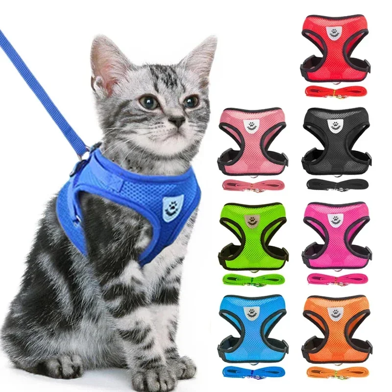 Hundegeschirr für Hunde & Katzen weich & verstellbar