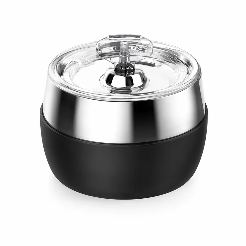 Leiser 3L Edelstahl Trinkbrunnen für Katzen & Hunde