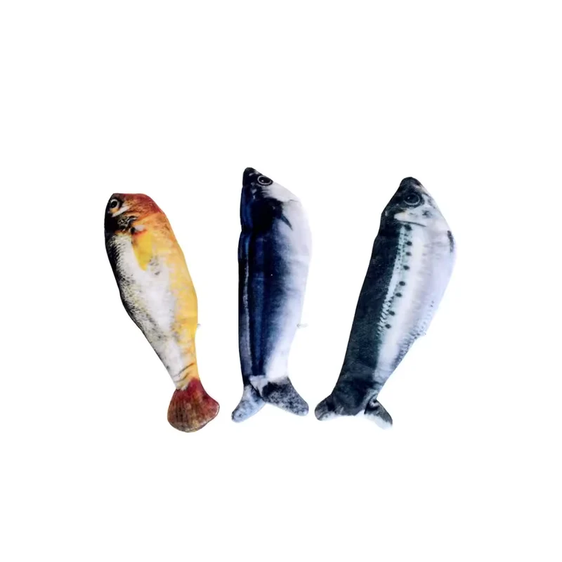 Realistisches Katzen Fischspielzeug mit Bewegun