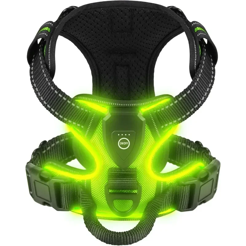 LED Hundegeschirr für bessere Sichtbarkeit nachts
