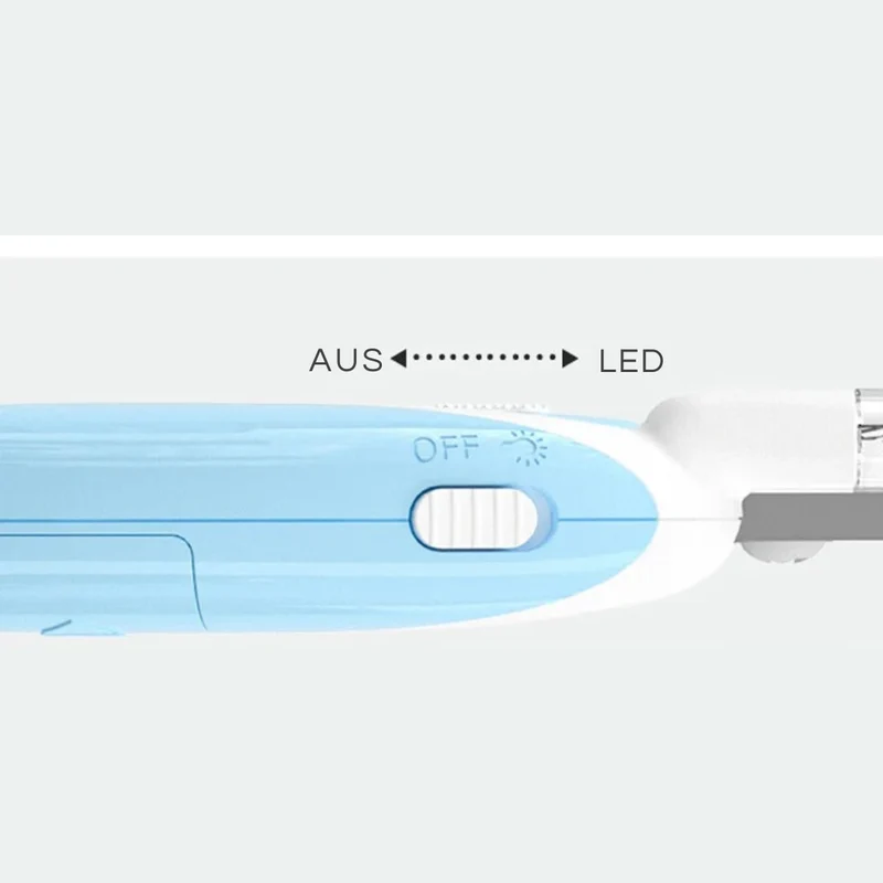 Krallenschneider mit LED-Licht & Sicherheitsverriegelung