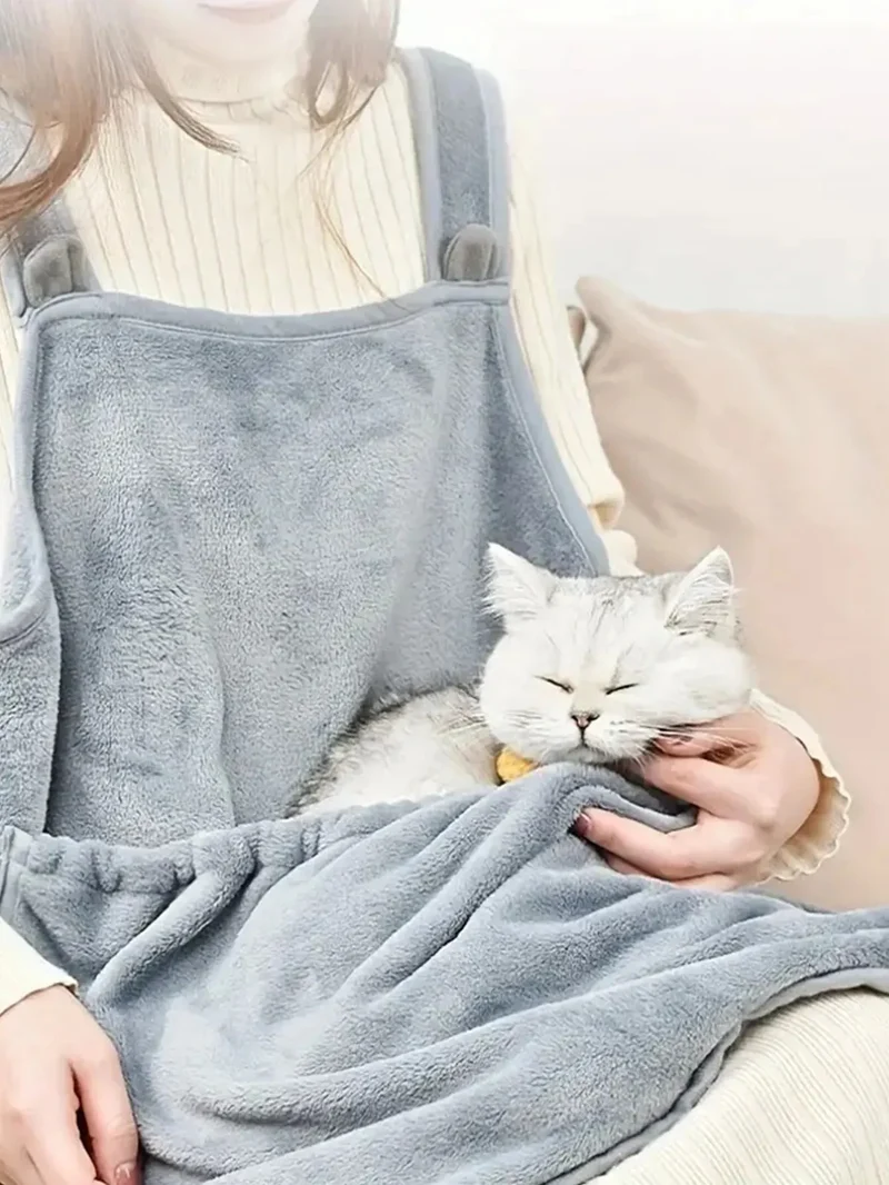 Tragetasche für Katzen mit Stauraumtasche
