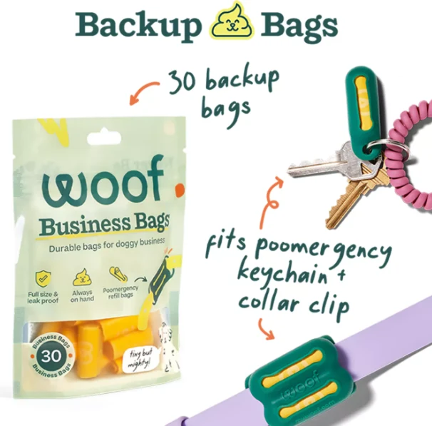 WOOF Poomergency Refill Bags