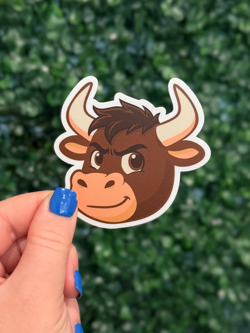 Bull Sticker