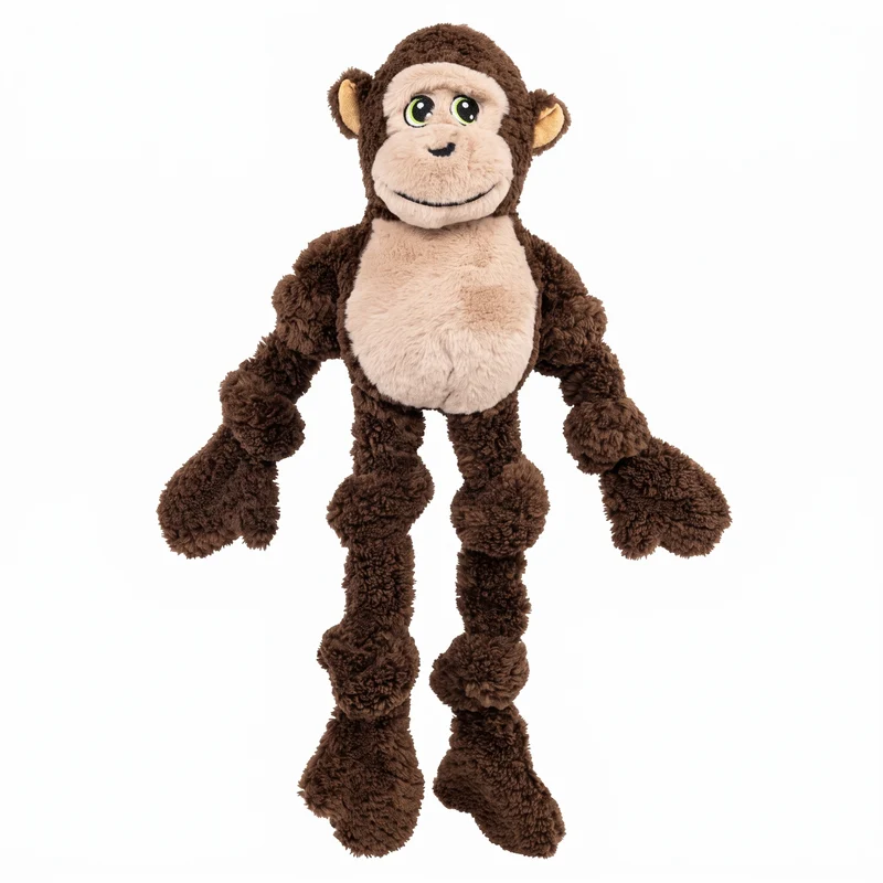 KONG Knots Monkey – Plüsch-Affe mit Knotenseil für Hunde