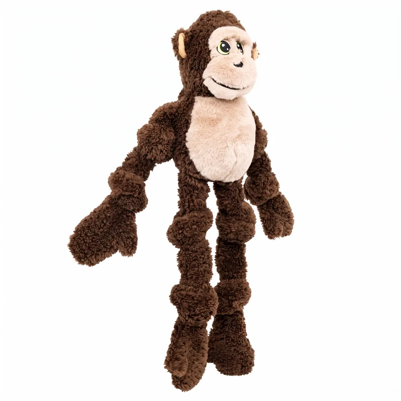 KONG Knots Monkey – Plüsch-Affe mit Knotenseil für Hunde