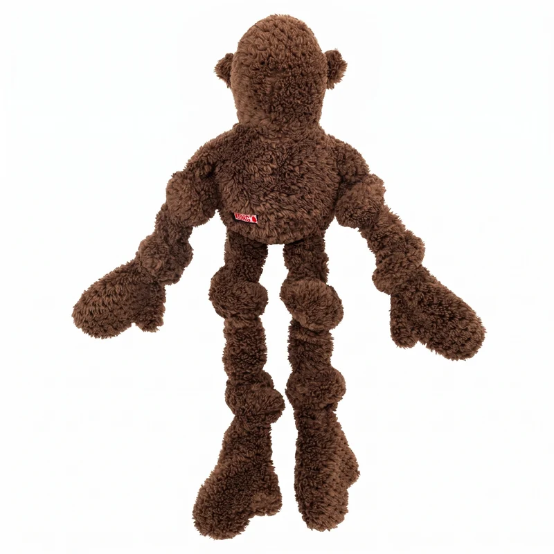 KONG Knots Monkey – Plüsch-Affe mit Knotenseil für Hunde