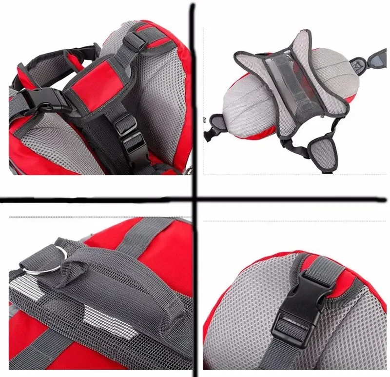 Reflektierende Hundesatteltasche mit Stauraum