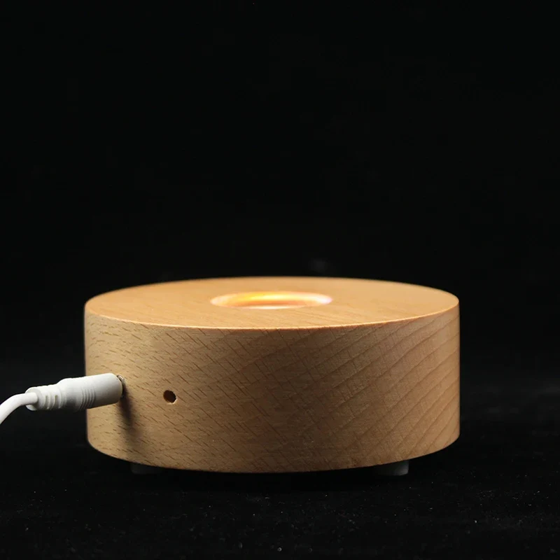 Personalisierte Kristallkugel mit Haustierfoto & LED-Sockel