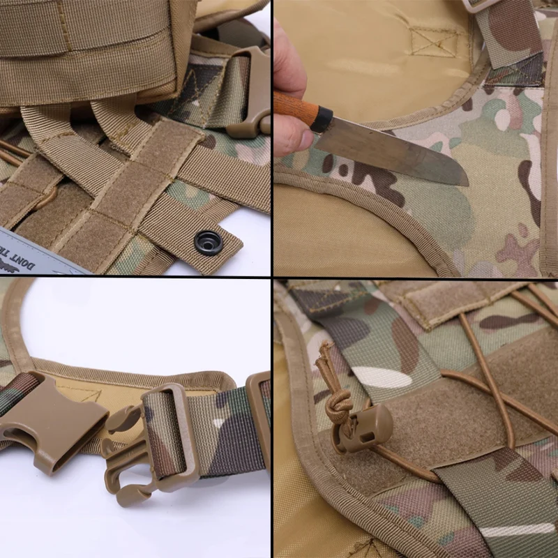 3-teiliges taktisches Hundetaschen-Set, verstellbar & robust