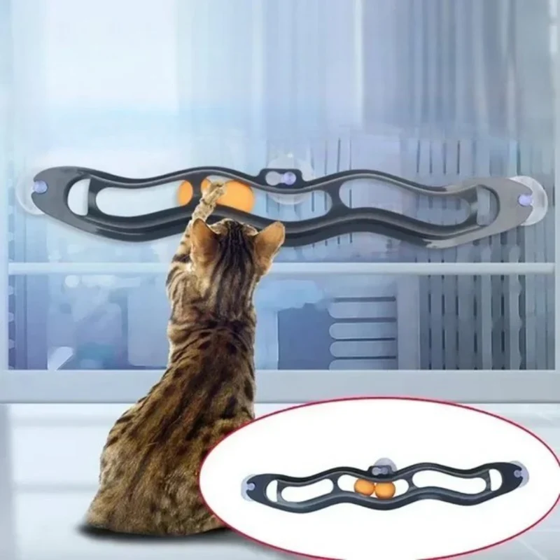 Fenster Trackball für Katzen platzsparend