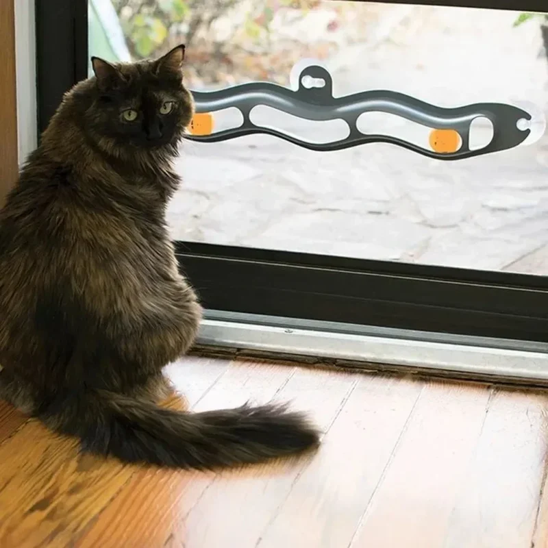Fenster Trackball für Katzen platzsparend