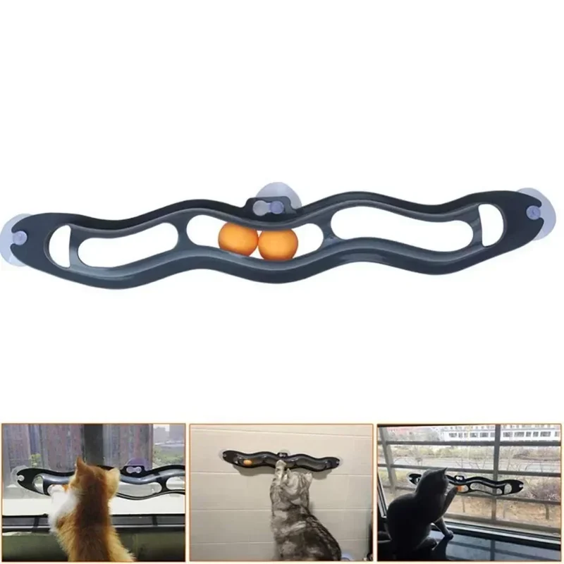Fenster Trackball für Katzen platzsparend