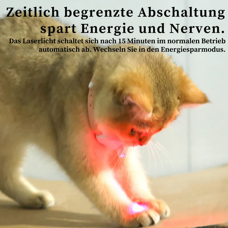 Freihändiges Laserhalsband für Katzen