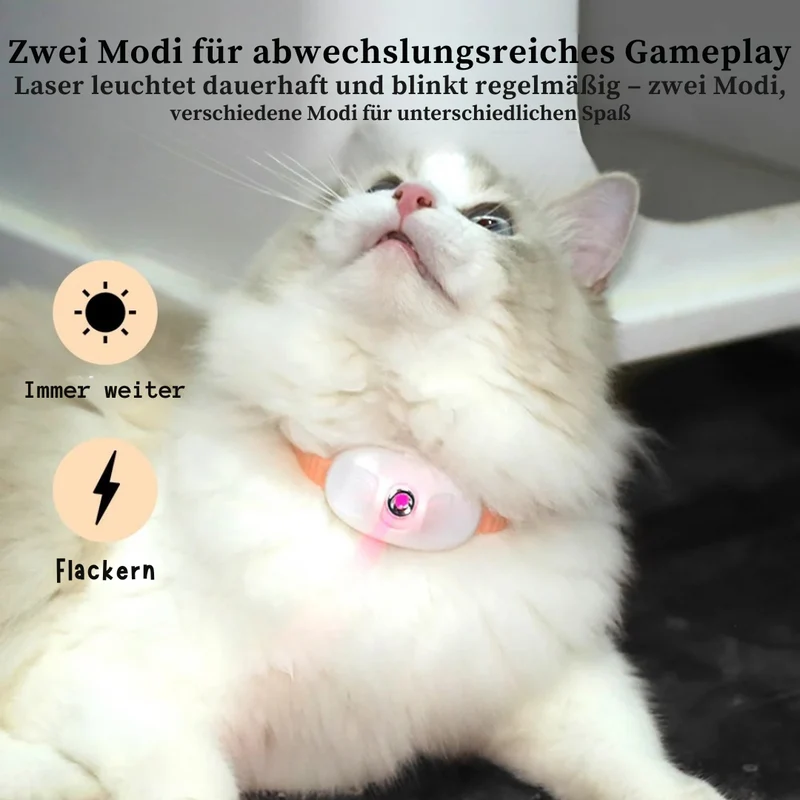 Freihändiges Laserhalsband für Katzen