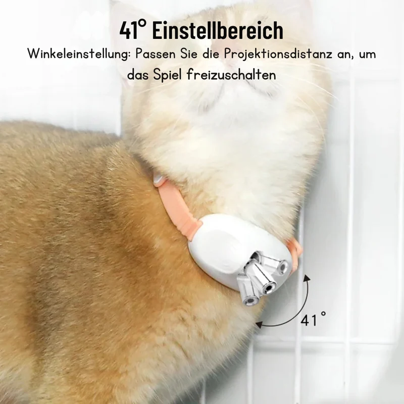 Freihändiges Laserhalsband für Katzen