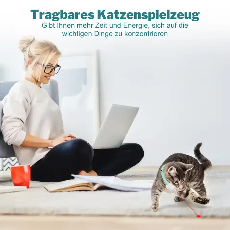 Freihändiges Laserhalsband für Katzen