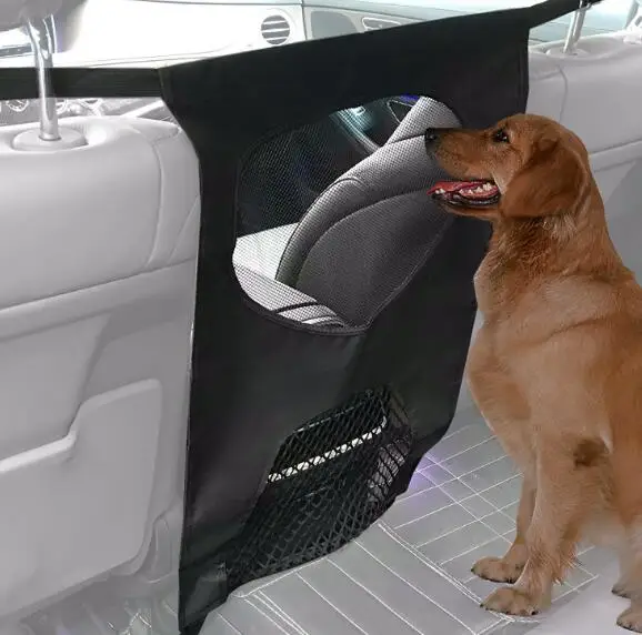 Auto-Trennnetz für Hunde mit Stauraum-Organizer