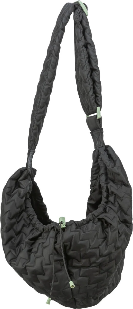 Gesteppte Cross-Body Hundetragetasche Mavie mit Kordelzug