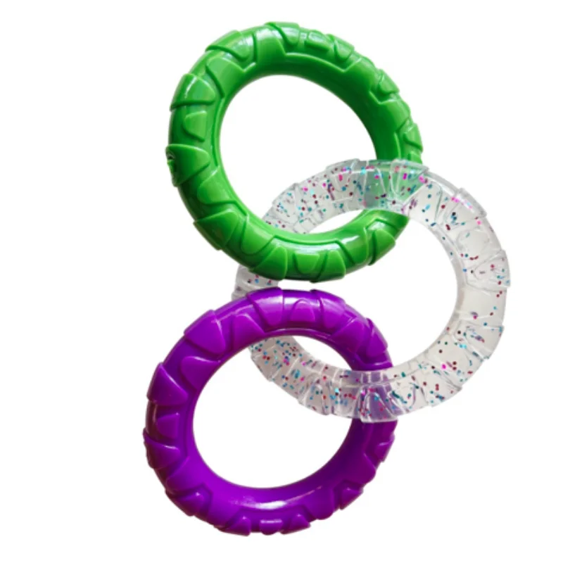 3 Ring Kauspielzeug für Hunde robust und zahnschonend