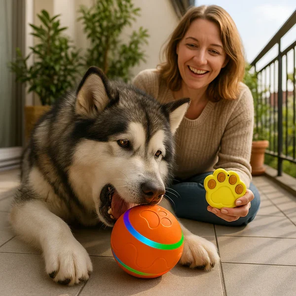 Interaktiver LED-Spielball mit Fernbedienung
