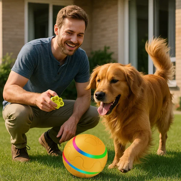 Interaktiver LED-Spielball mit Fernbedienung