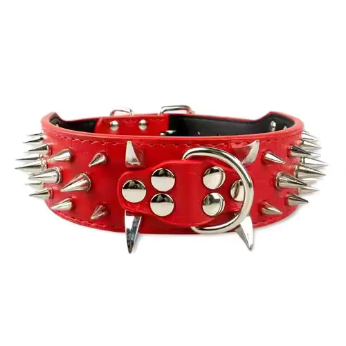 Hundehalsband mit Nieten für große Hunde