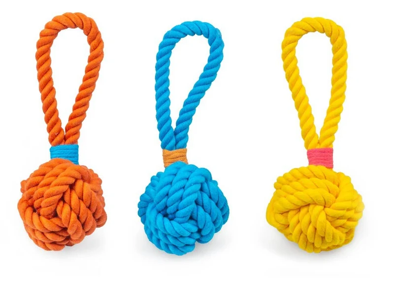 Rope Ball Tug w/ Handle