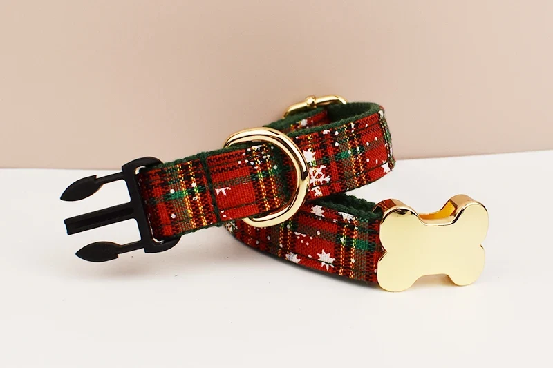 Personalisiertes Samt-Hundehalsband mit Gravur & Stil