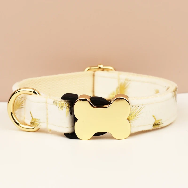 Personalisiertes Samt-Hundehalsband mit Gravur & Stil
