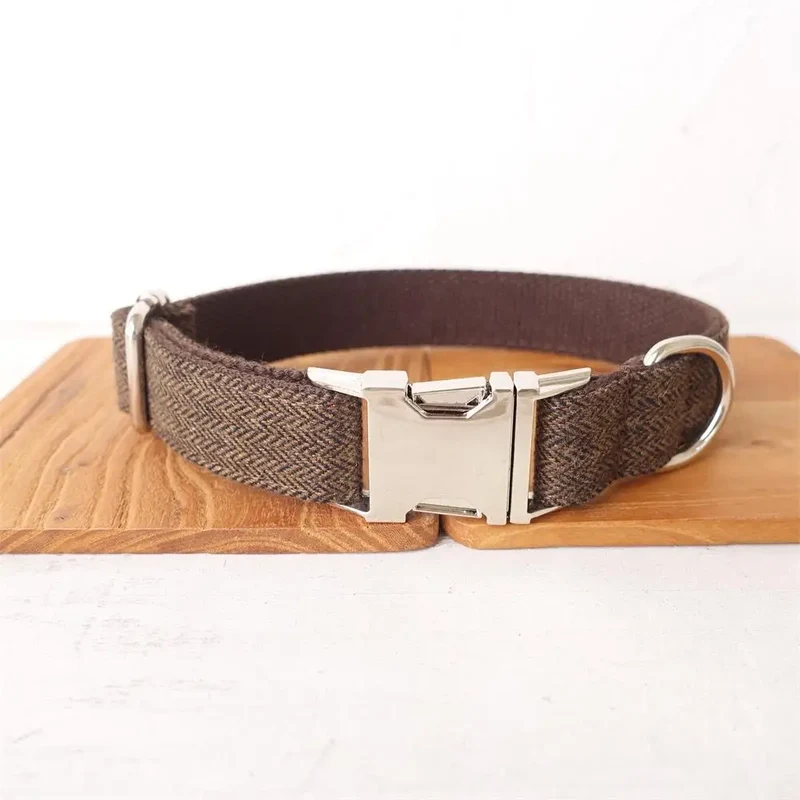 Personalisiertes Hundehalsband aus Edelstahl mit Gravur