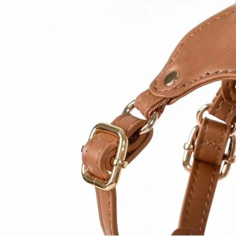 Verstellbares Leder-Hundegeschirr mit individueller Gravur