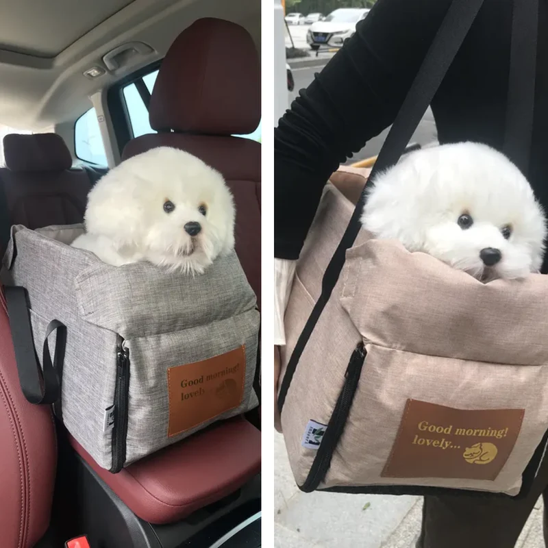 Auto Hundesitz für Mittelkonsole kleine Hunde & Katzen