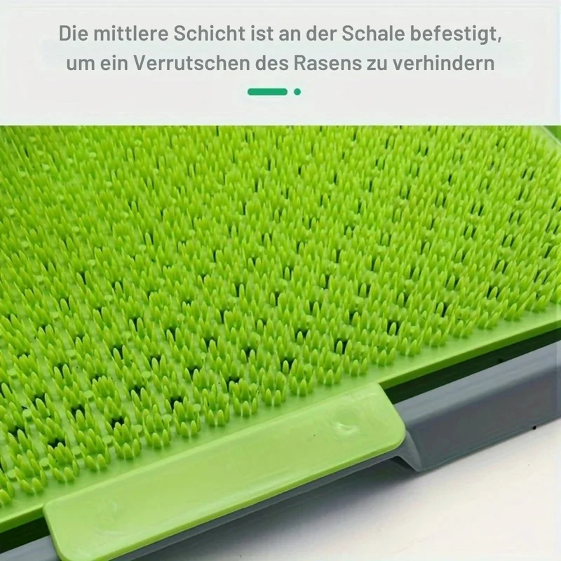 Hundetoilette mit Kunstrasen hygienisch & stabil