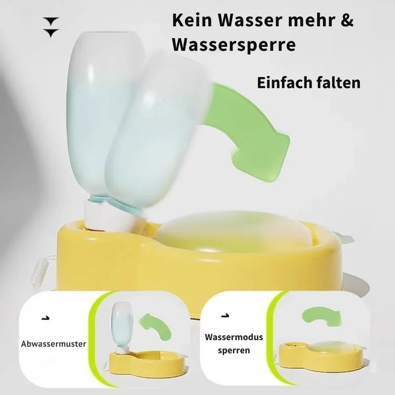 Outdoor Trinkflasche für Hunde 500 ml mit Napf