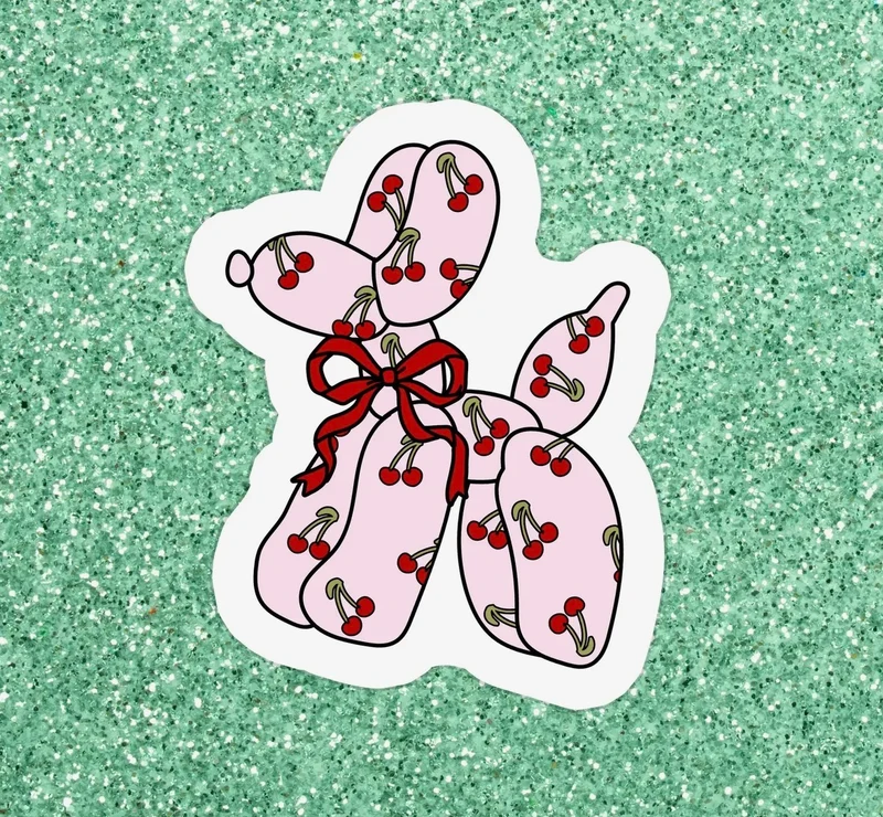 Cherry Balloon Dog