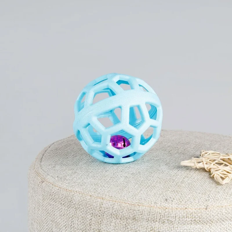 Kauball aus Naturgummi mit Glocke