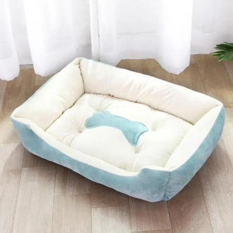 Hundebett aus Leinen modern und gemütlich
