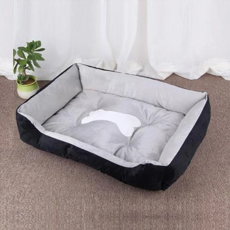 Hundebett aus Leinen modern und gemütlich
