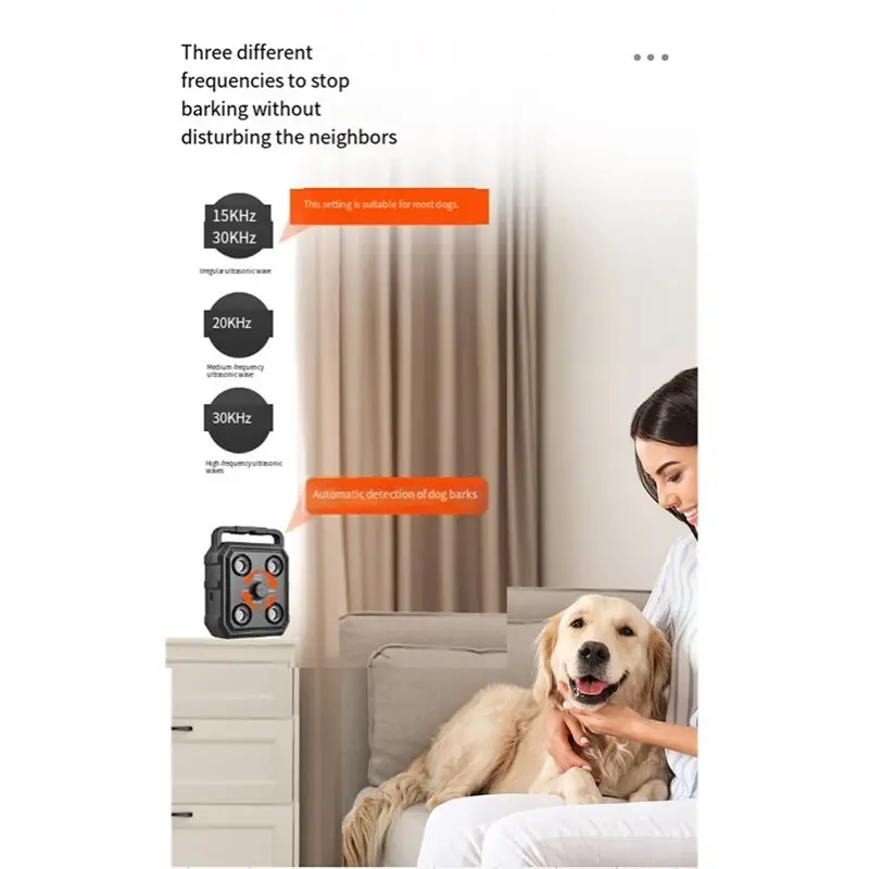 Ultraschall Anti Bell Gerät für Hunde mit USB C