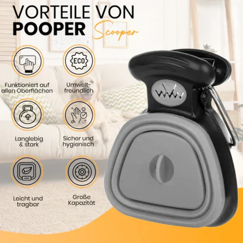 Faltbare Hundekotschaufel kompakt & hygienisch